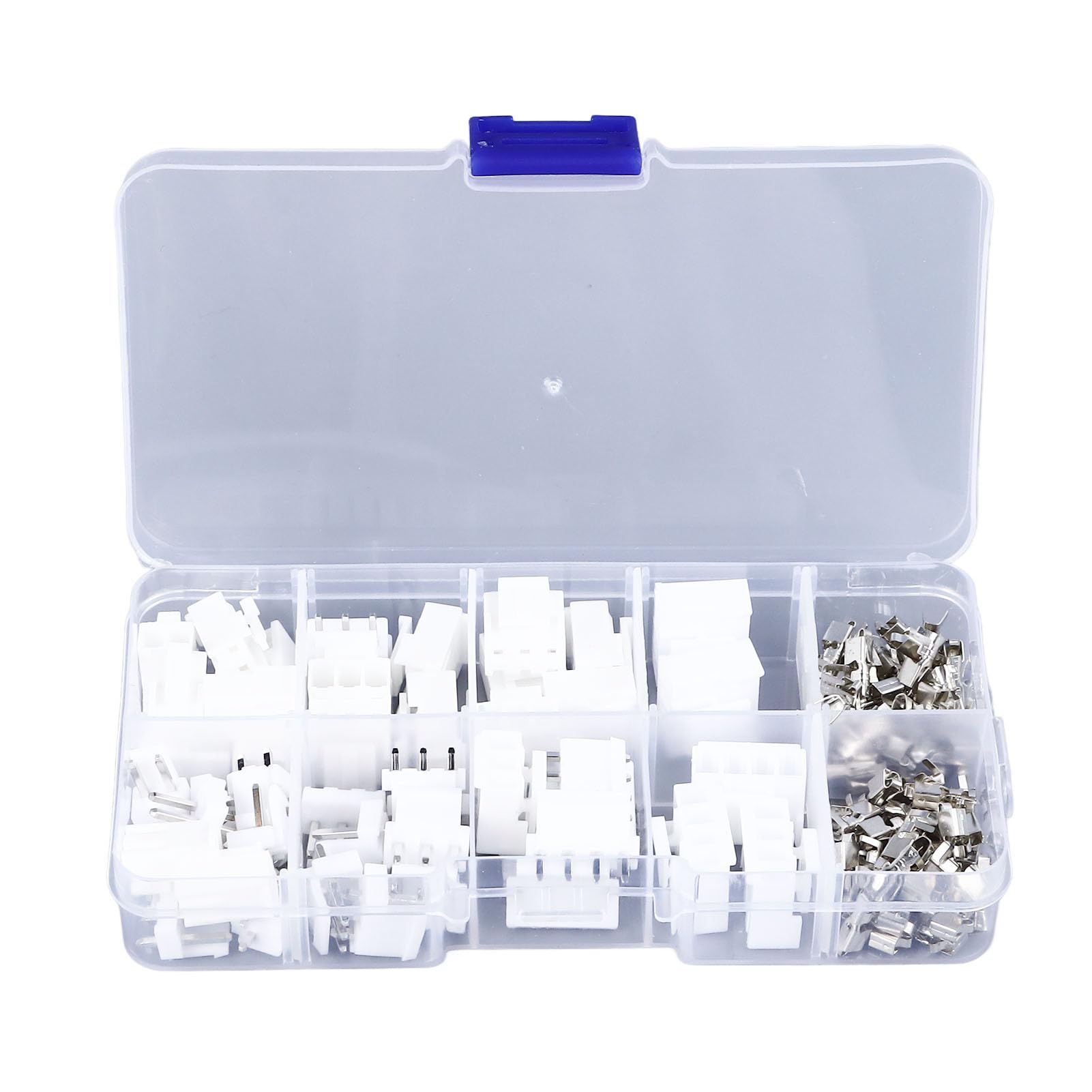 Bordstract 120PCS VH 3.96 Connector Kit, 2P 3P 4P Screw Terminal Block Connector Set with Housing Plug Straight Pin Socket Terminal