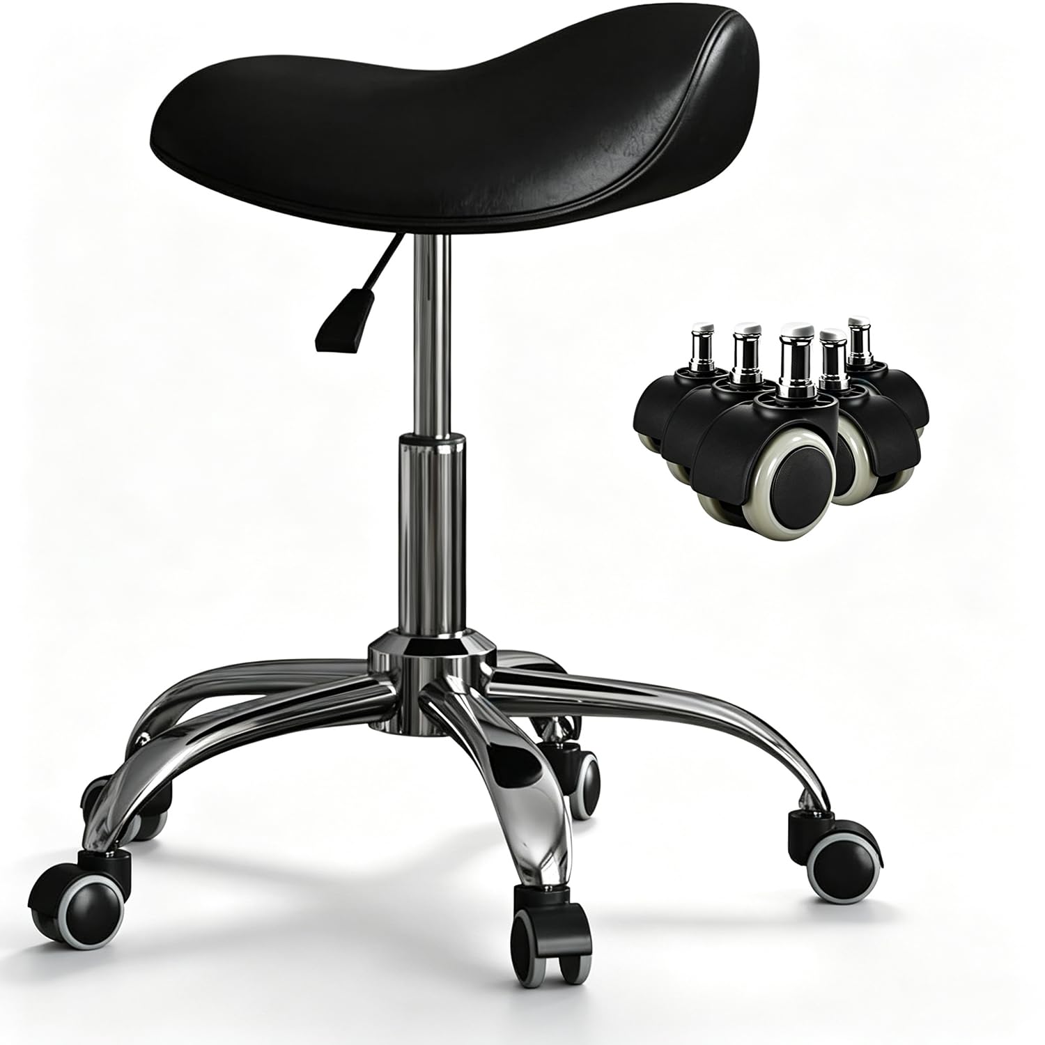 Ergonomic Saddle Stool - Salon & Spa Comfort -1