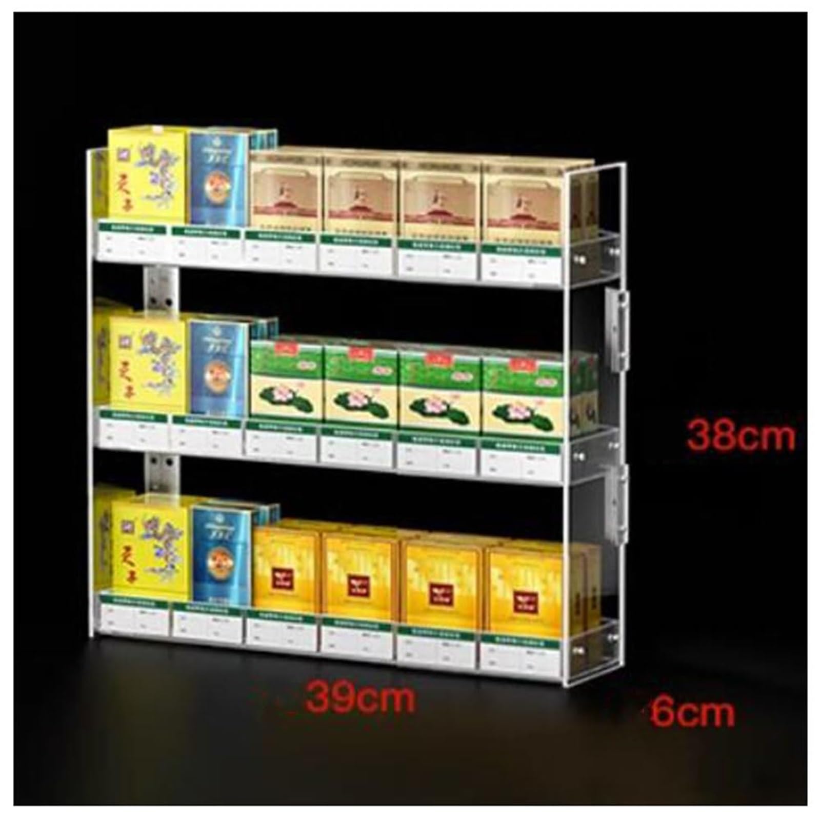 TOBACCO タバコ 陳列棚 ディスプレイラック 店舗什器 ショーケース Amazon.co.jp: タバコショーケース ディスプレイラック、 アクリル製