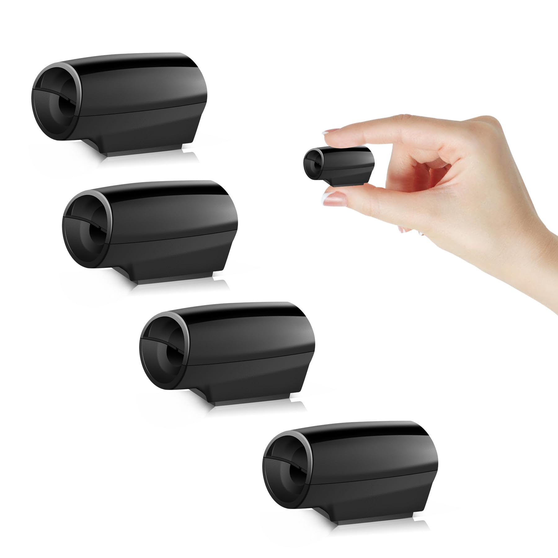 SINGARO 4 Pack Car Deer Whistle Warning for Car Horn Unit, Deer Whistle for Vehicles with Rubber Pads, Car Exterior Accessories, Suitable for Cars, Trucks, Motorcycles