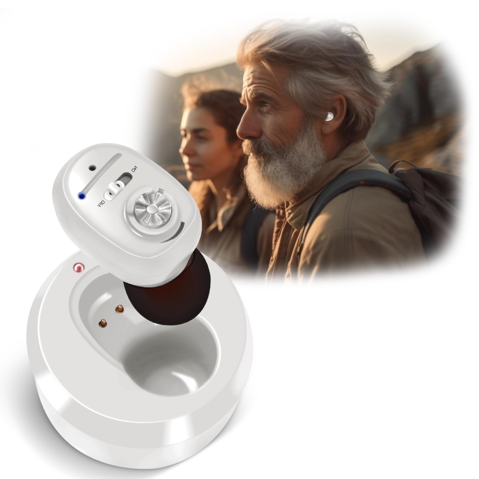 Tryzdin Adatto agli anziani medi, con assorbimento magnetico VHP-1607(bianco)