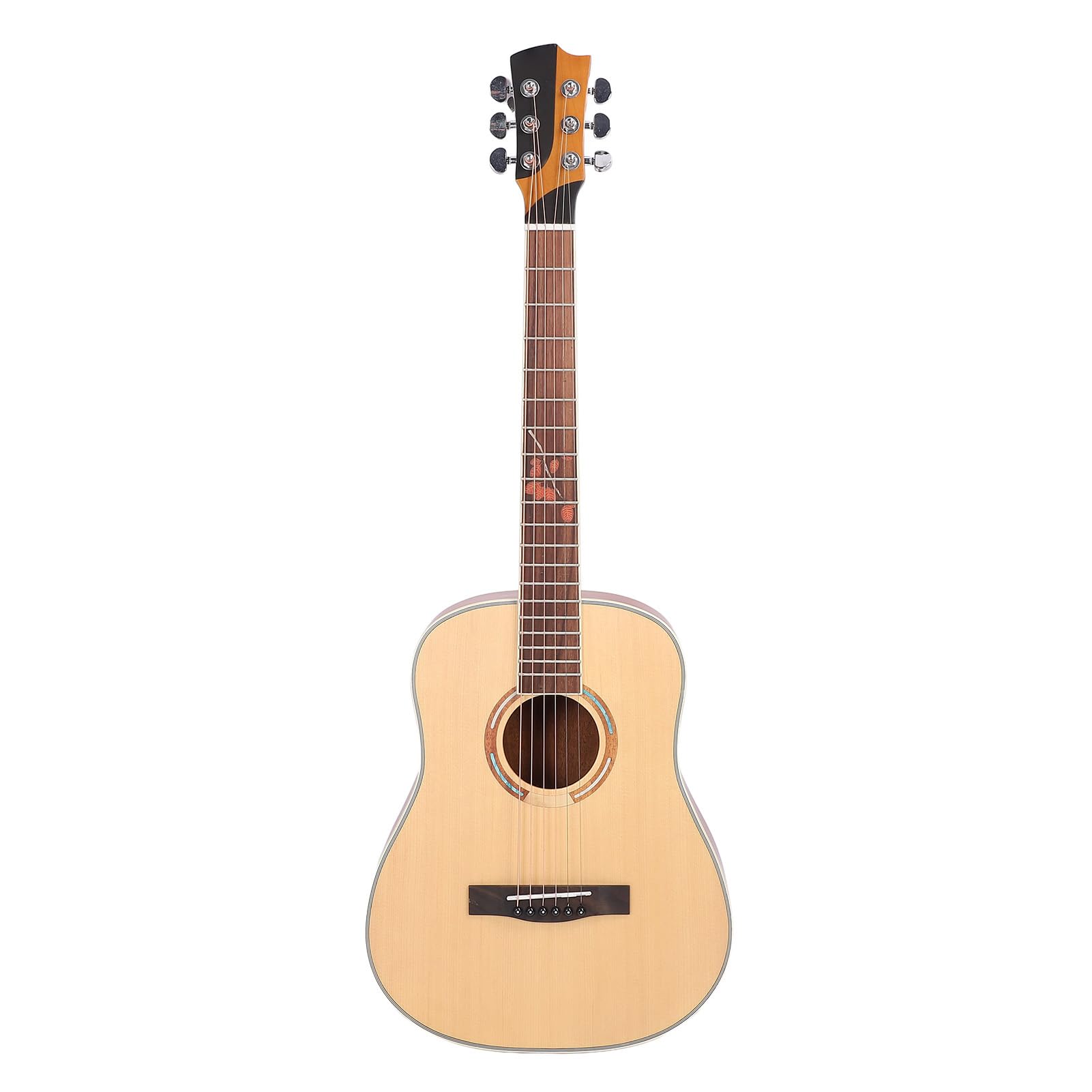 Chitarra, Strumento Musicale Portatile per Chitarra Folk da 34 Pollici a 6 Corde per Principianti