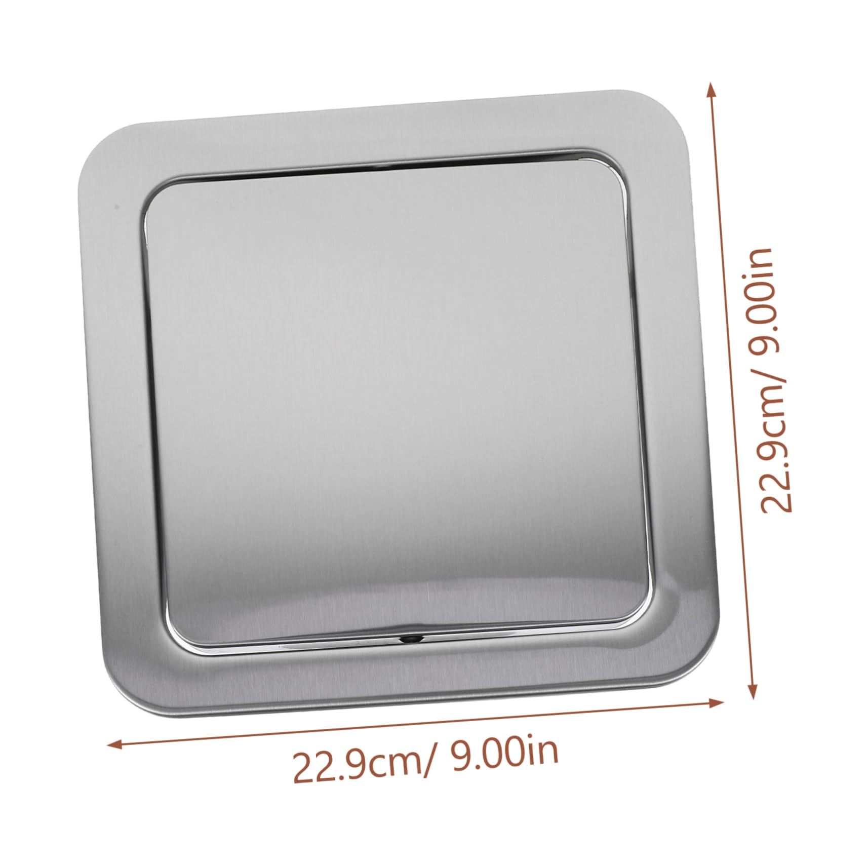 CONGARTENO Trash Bin Lid Cover Swing Flap Design for Bathroom Sinks Countertops Compact for Spaces Easy to Operate Kitchen Accessory Tabletop Waste