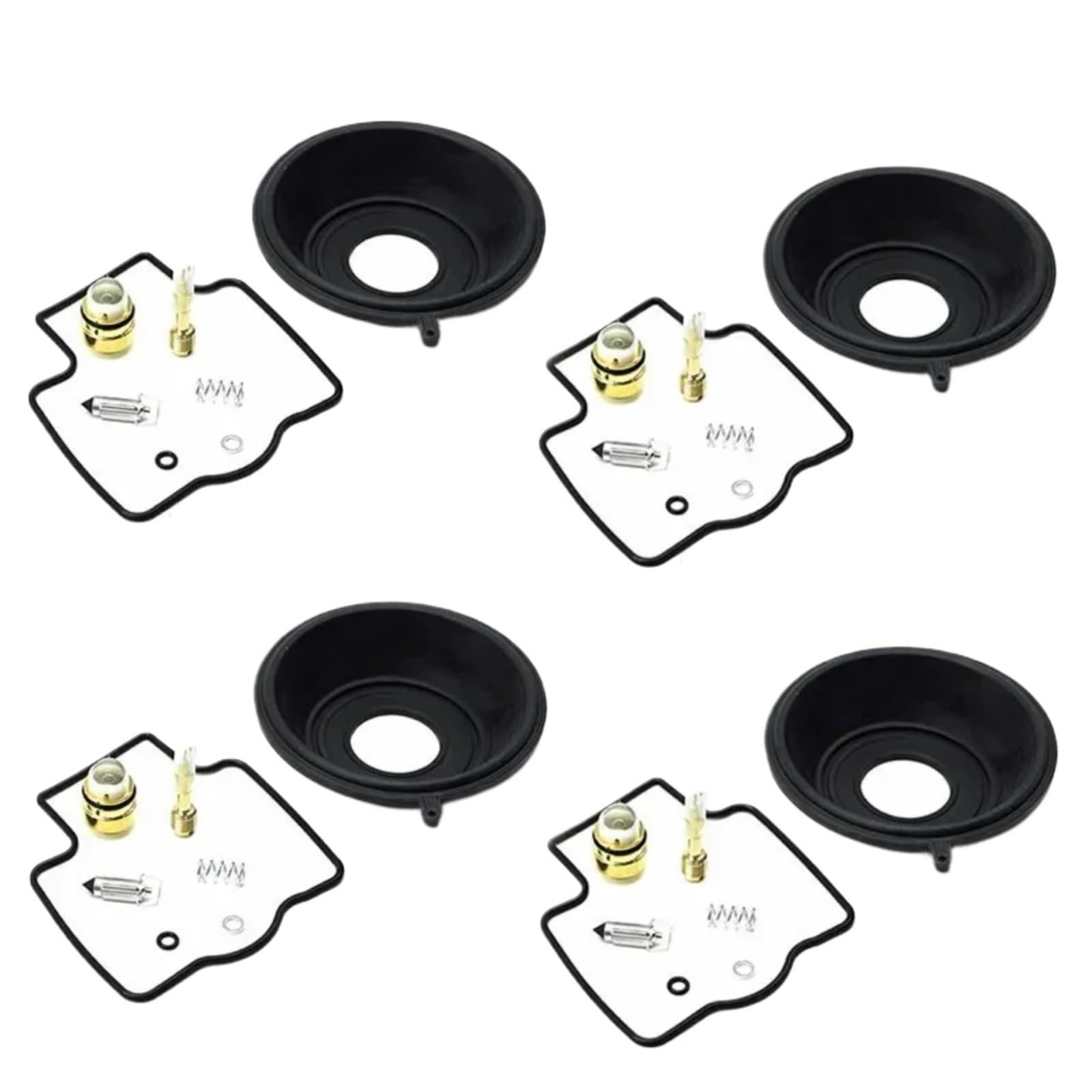 Kit Carburador Repuesto Kit Reparación Y Remodelación Carburador Para, Para ZXR750 1989-1995, Junta De Cámara De Motocicleta, Válvula De Flotador, Diafragma De Vacío(4 kits diaphragms)