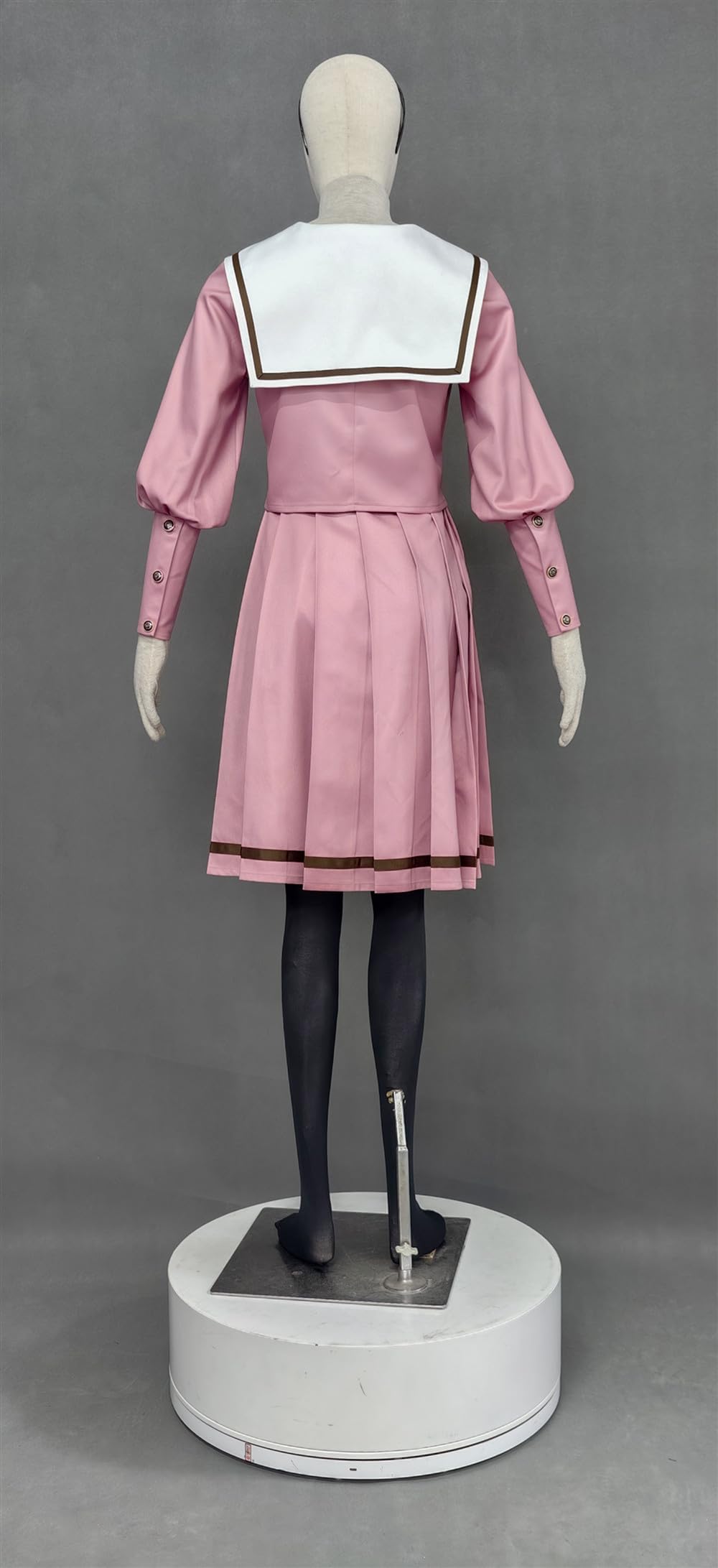 Disfraz de anime para mujer, color rosa