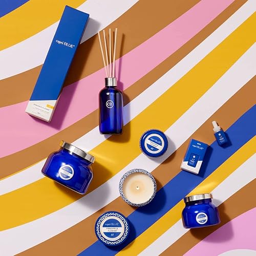 Vista 16 de Capri Blue Difusor de aceite de caña – Volcán – Viene con varillas difusoras, aceite y botella de vidrio – Difusor de aromaterapia – 8 onzas Volcán