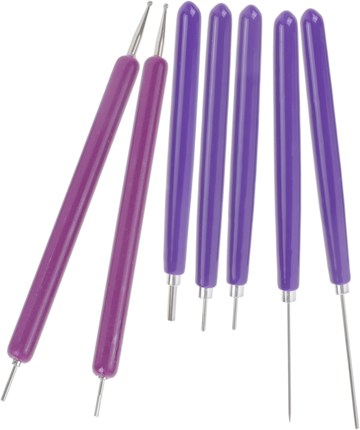 Veemoon 5sets Quilling Pens for Paper Rolling and Curling Quilling Tool Kit Pens and Double-Headed Needles for Art Crafting