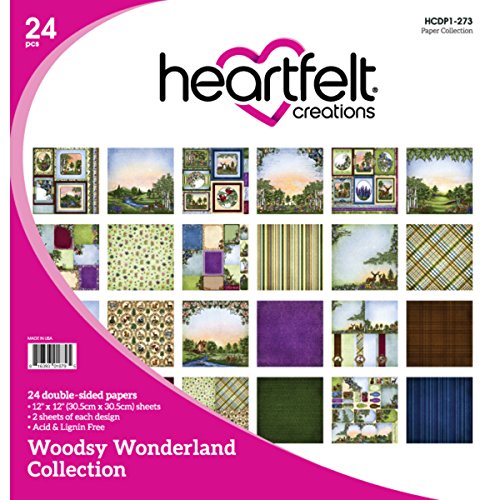 Heartfelt Creations ~ Woodsy Wonderland ~ Paper Crafting 12 x 12 Paper Pad
