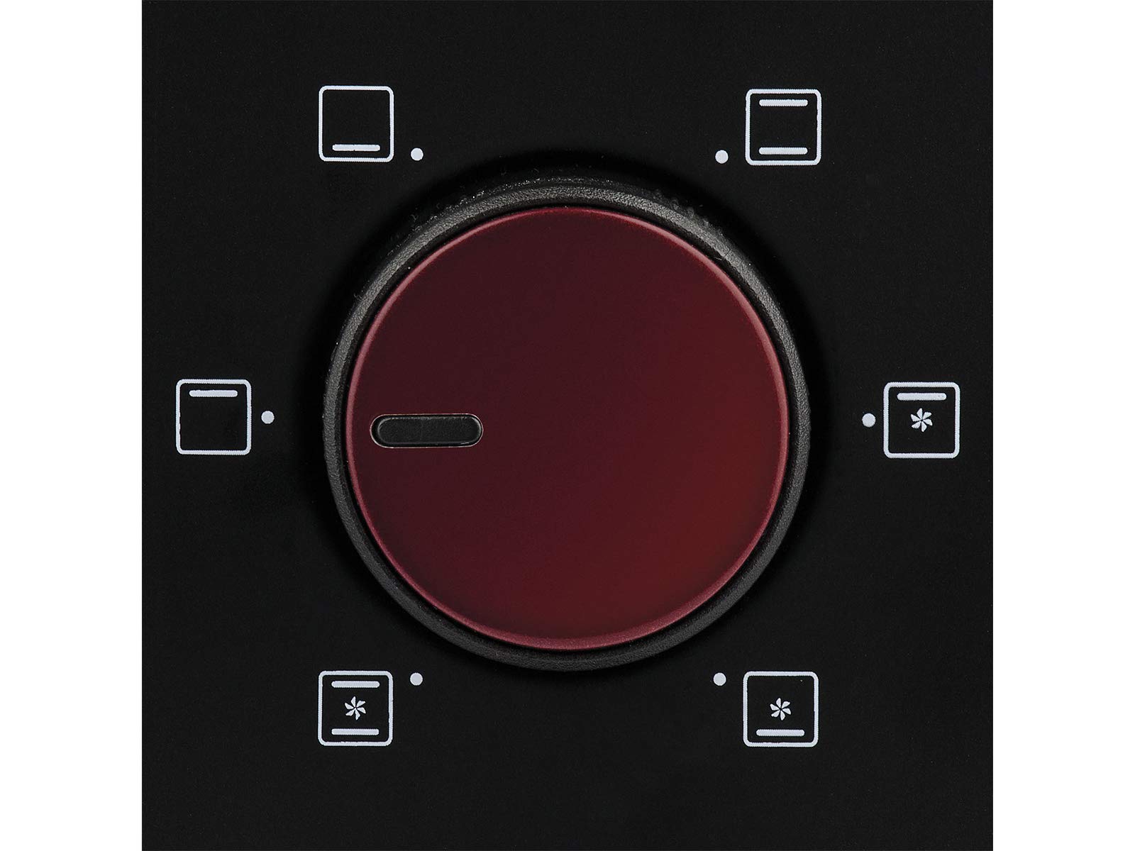G3 Ferrari G10132 Il Moro 28 Plus Forno Elettrico Ventilato, 28L, 1600W, 6 modalità, Timer 60 min, 100-230°C, Interno antiaderente, Rosso/Nero