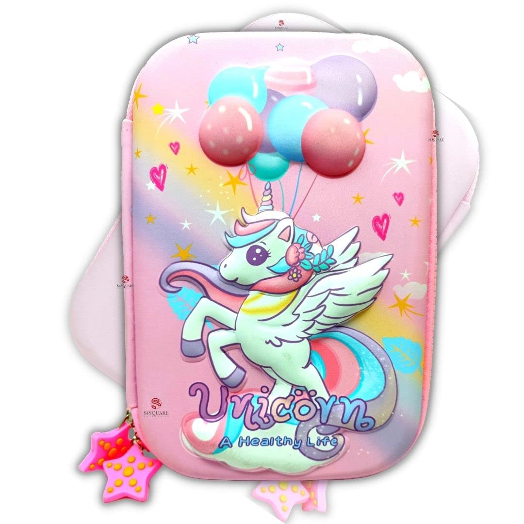 S4SQUARE ENTERPRISE Ethylene Vinyl Acetate (EVA) 3D Hardtop Adorable Unicorn Pencil Box for Girls (Unicorn Baby Pink Theme Print) (B0BZMRC76C) Amazon Price History, Amazon Price Tracker