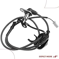 Vista 8 de A-Premium Sensor de velocidad de rueda ABS compatible con modelos Mazda - 626, MX-6 1993-1997 - Lado del pasajero trasero derecho, repuesto #