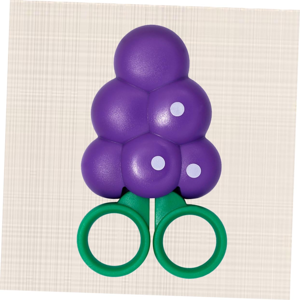 SEWACC Left Handed Scissors for Boys and Girls Fruit Shaped Safety Cutting Scissors School Supplies Stainless Steel