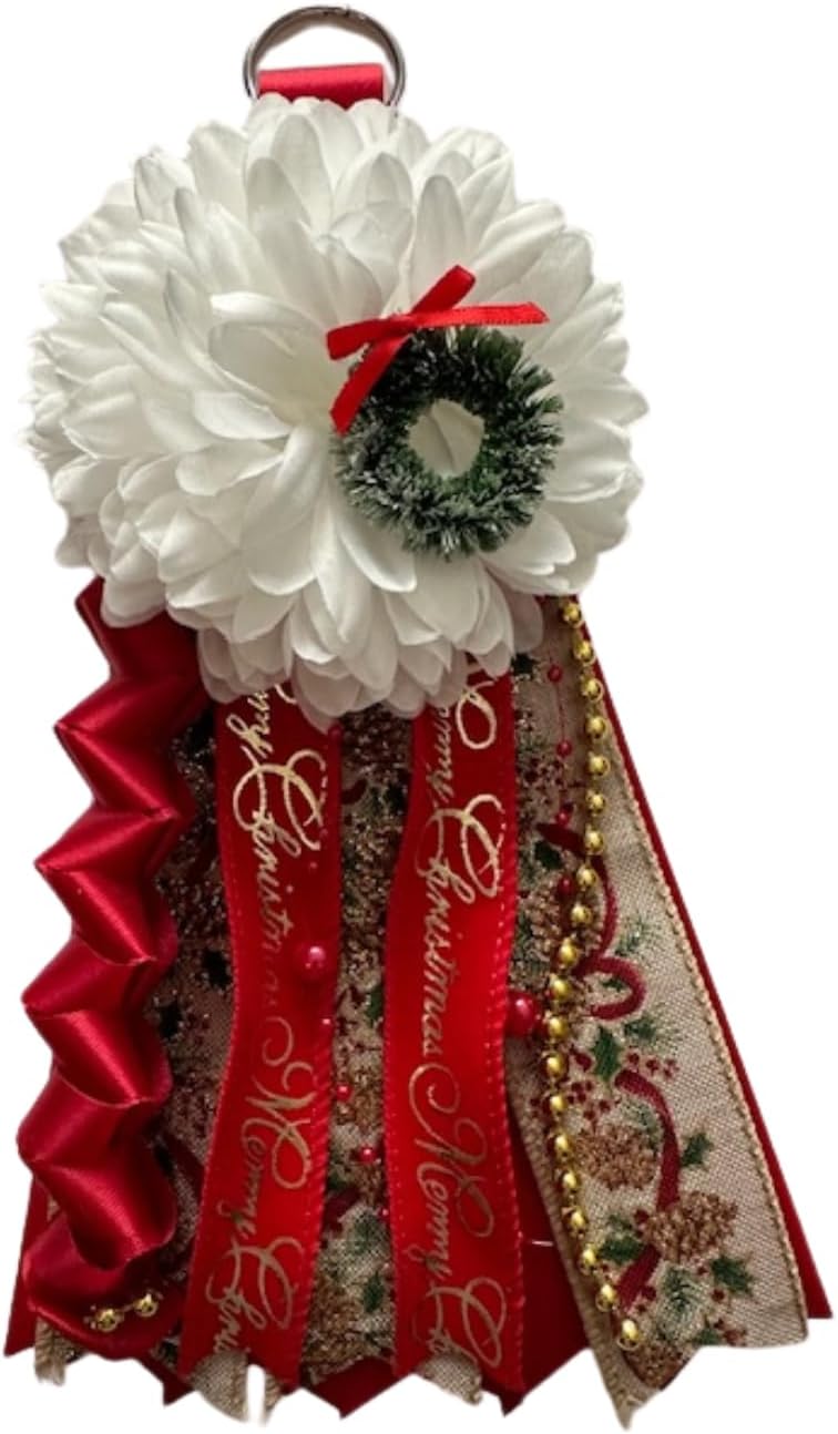 Cup Charm Stocking Tag Ornament Gift Wrap Bow Flower Christmas