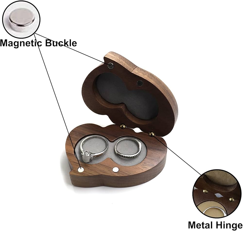 Voarge Smyckeskrin Fu00f6r Ring, Sammetslu00e5da, Presentfu00f6rpackning, Ring Voarge Smyckeskrin Fu00f6r Ring, Sammetslu00e5da, Presentfu00f6rpackning, Ring