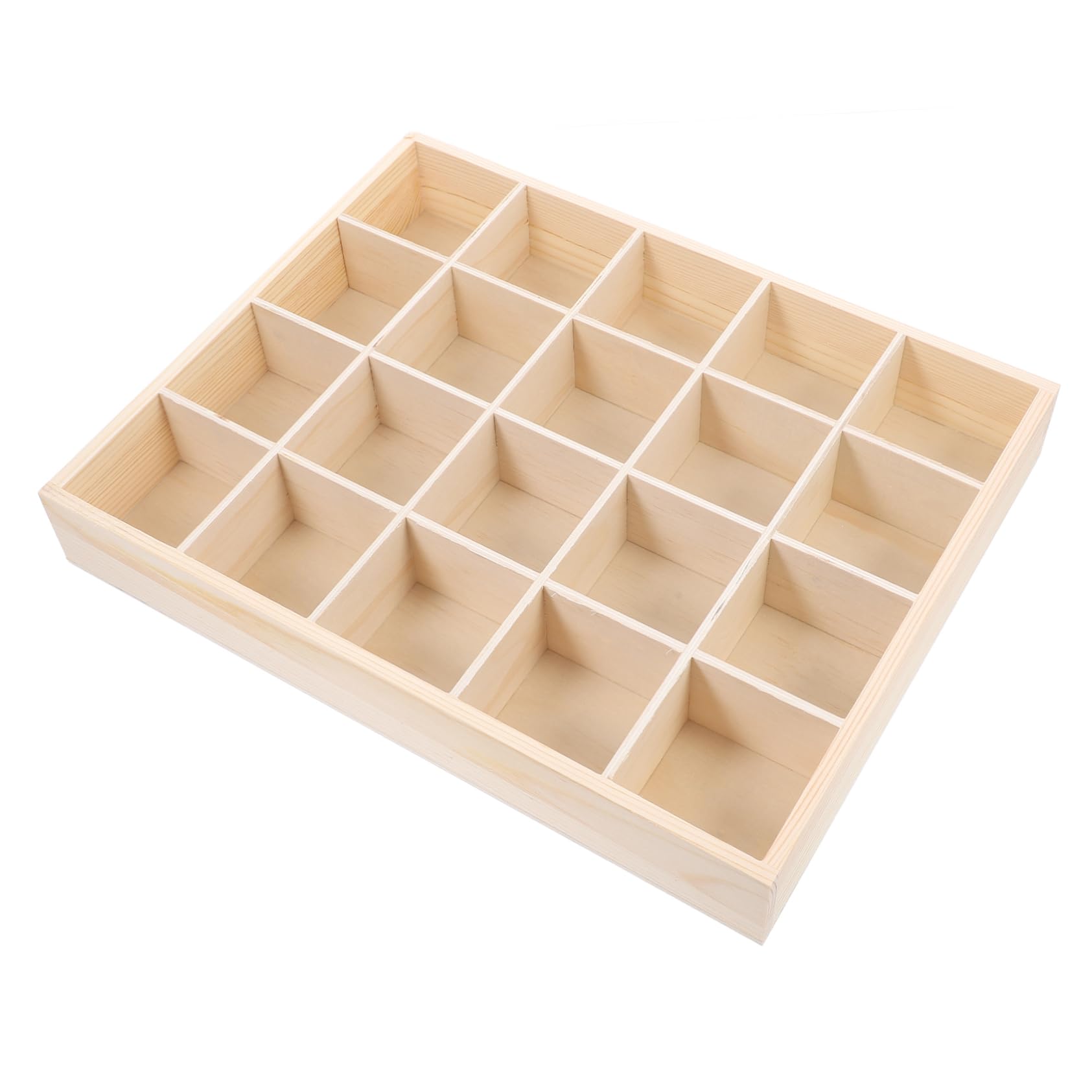 2 Pezzi Organizzatori per cassetti per Abbigliamento Calzini Intimo Trucco Articoli Vari Divisori in Legno con Coperchio per cassetti Organizzatori Cravatta Vestiti Cosmetici Contenitore per