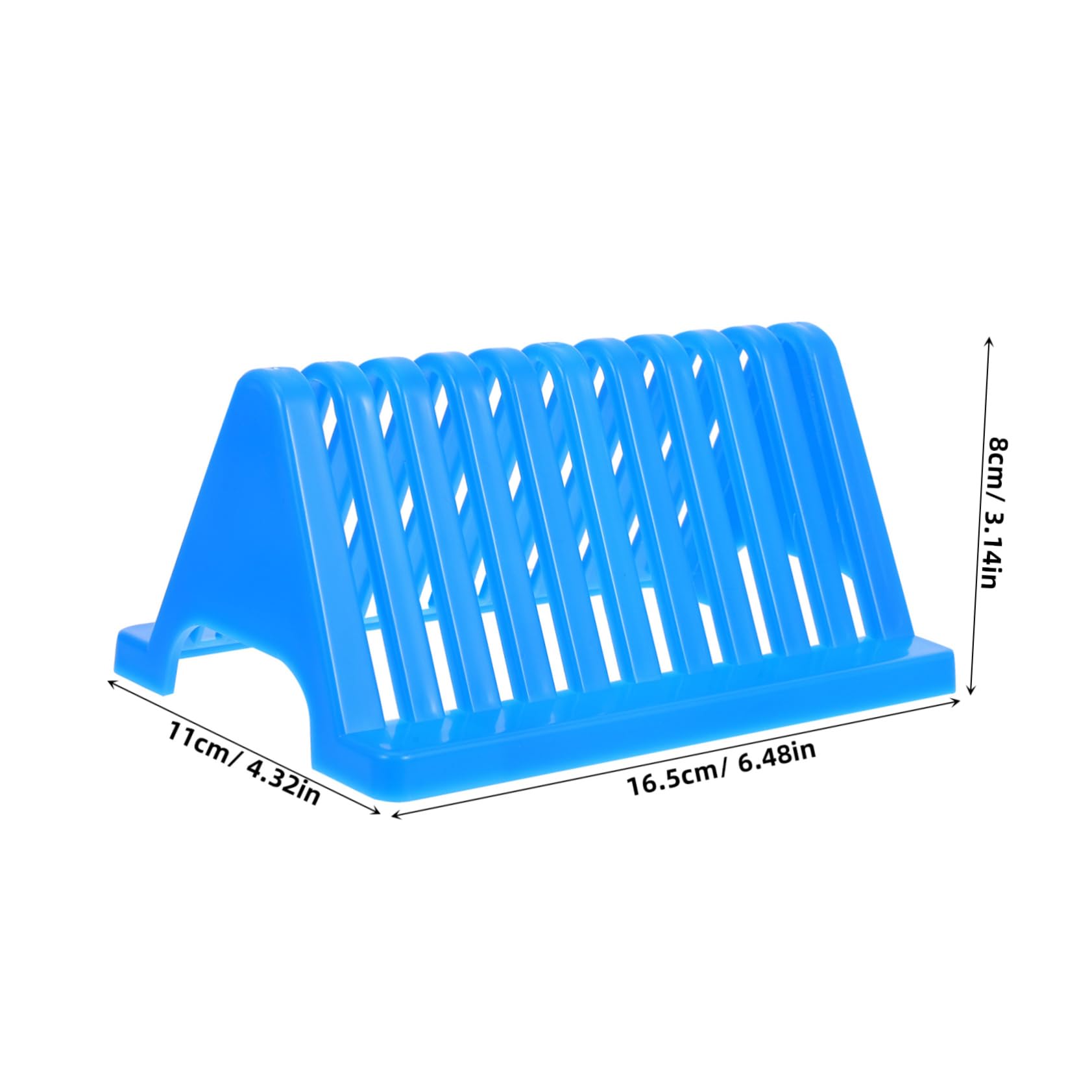 Veemoon Reusable Plastic Microscope Slides Rack 2pcs Laboratory Hospital School Design