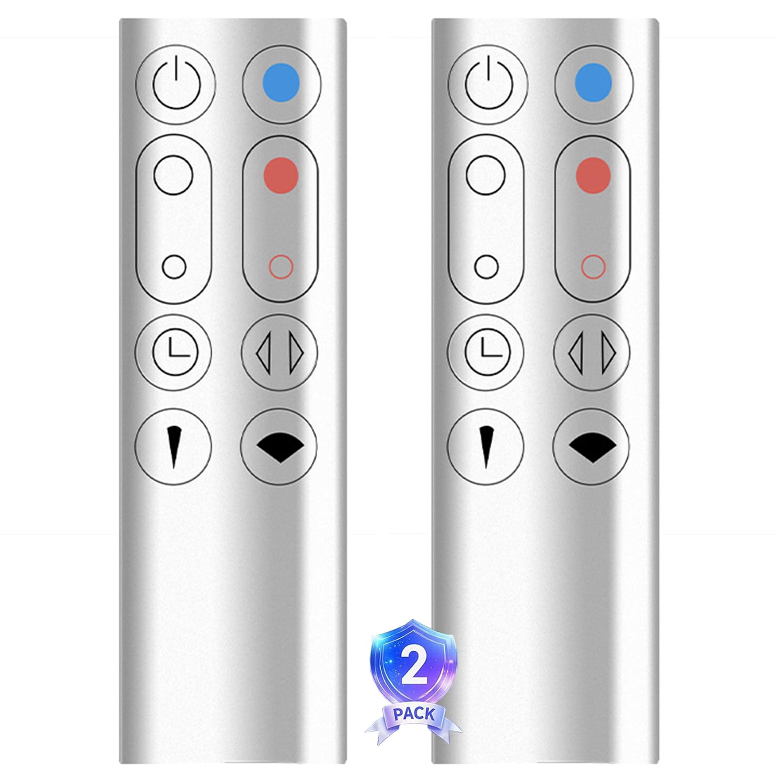 2 Pack Replacement Fan Remote for Dyson AM09 Hot + Cool Heater Tower Fan