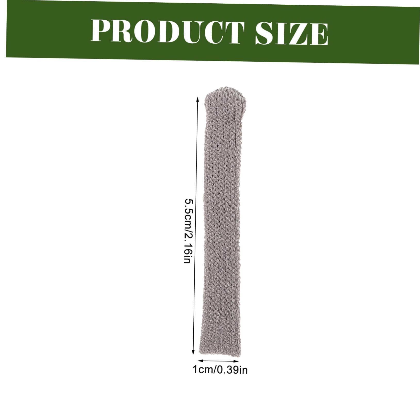 IWOWHERO 4Pairs Eyeglass Ear Cushions Slip Temple Tips for Glasses High Elasticity Knit Covers Fit for Eyewear Includes