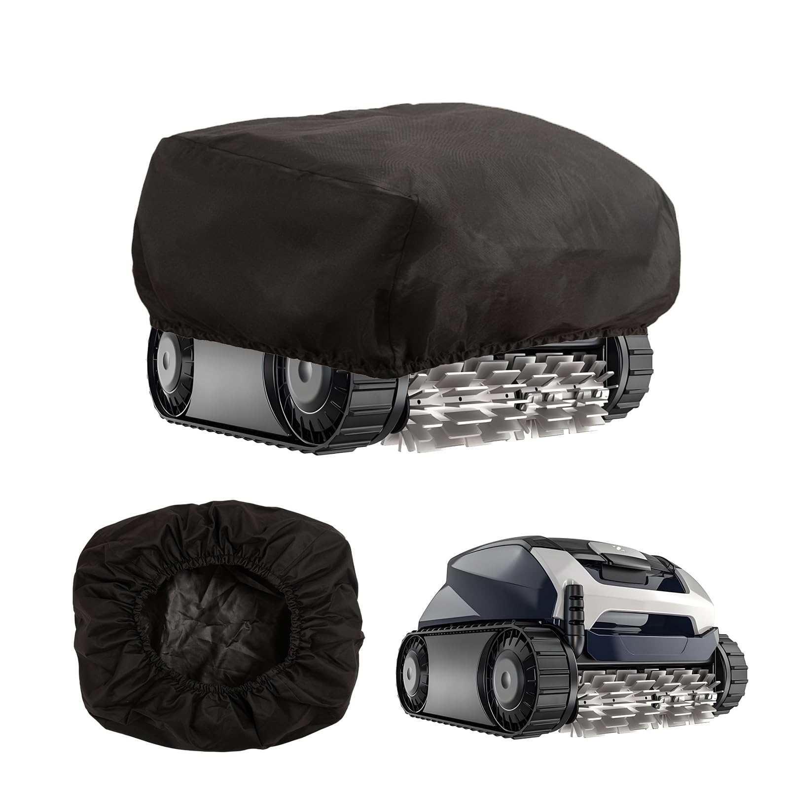 Cubierta robótica inalámbrica para limpiar piscinas, protectora, impermeable, a prueba de polvo, resistente a la nieve y a los rayos UV, tela Oxford 600D que no destiñe, compatible con la