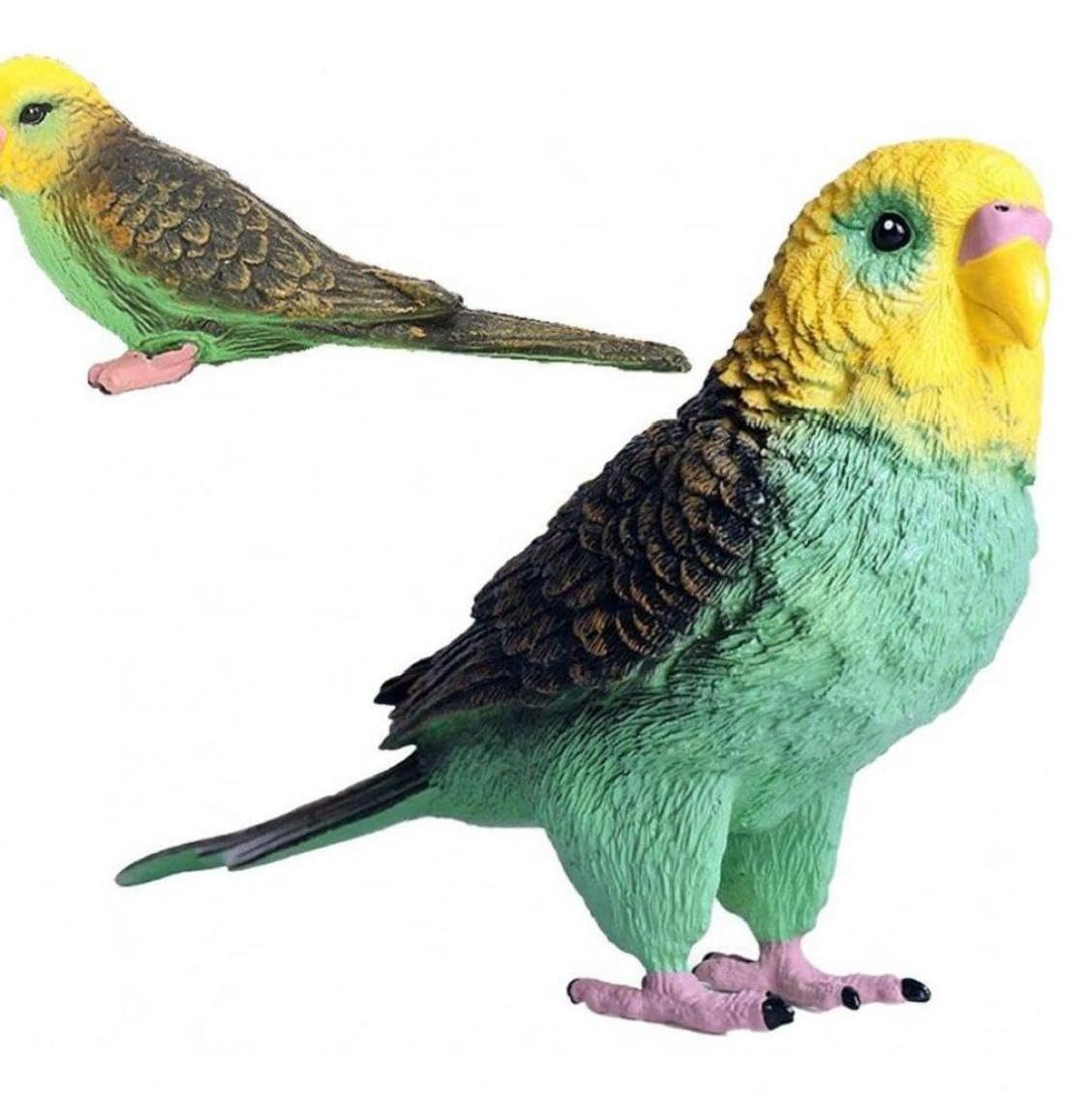 Amazon.co.jp: 人工鳥の彫像オウムの模型 生き生きとした動物の彫像 