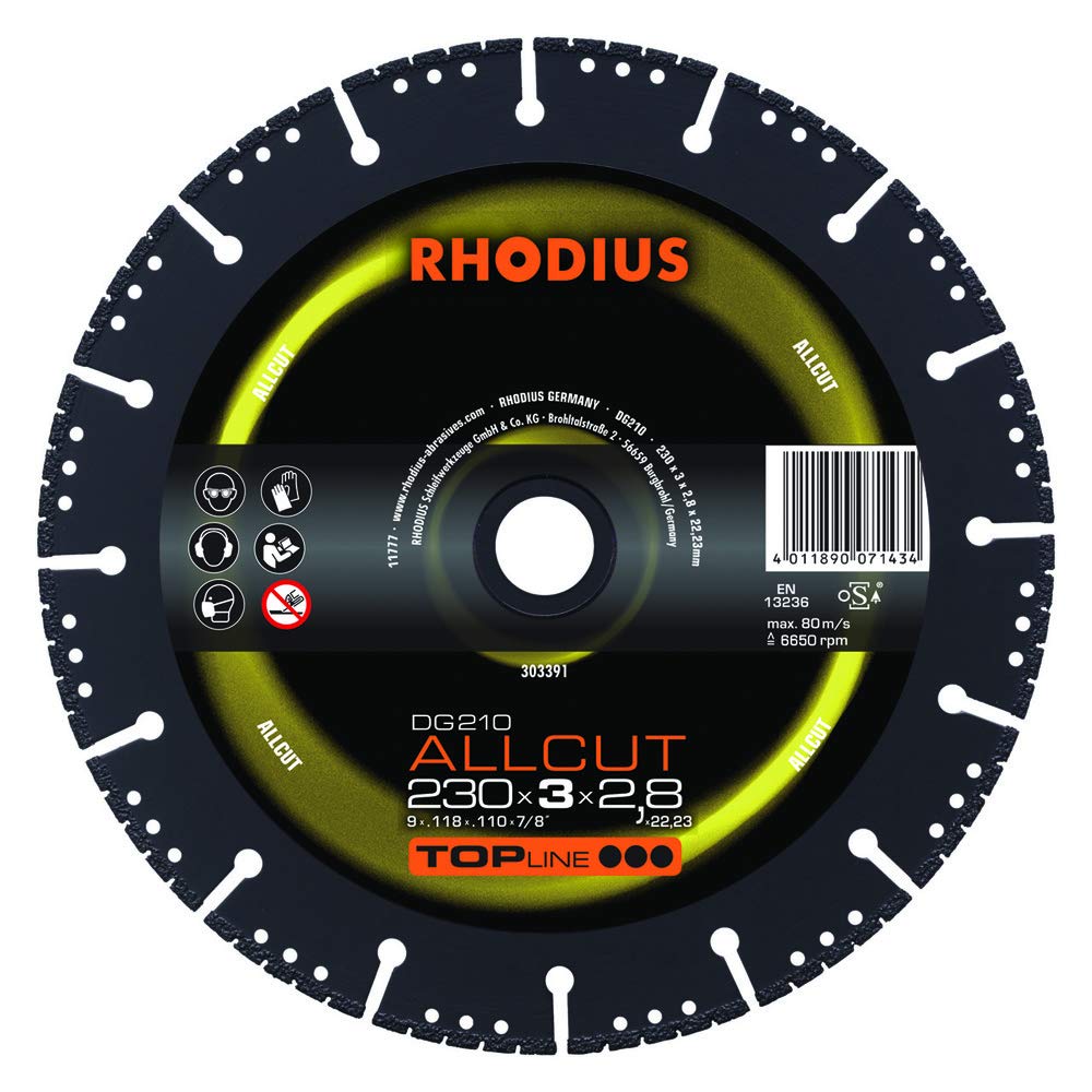 Rhodius 303391 - Lijadora combinada de disco y de banda