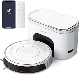 V60 Pro Robot Vacuum Self Emptying, Robotic Cleaner 2,700Pa Suction, Quiet Cleaning, Planned-Path Navigation, Ultra Slim, Wi-Fi, APP & Remote Control, Ideal for Hard Floors, Carpets White