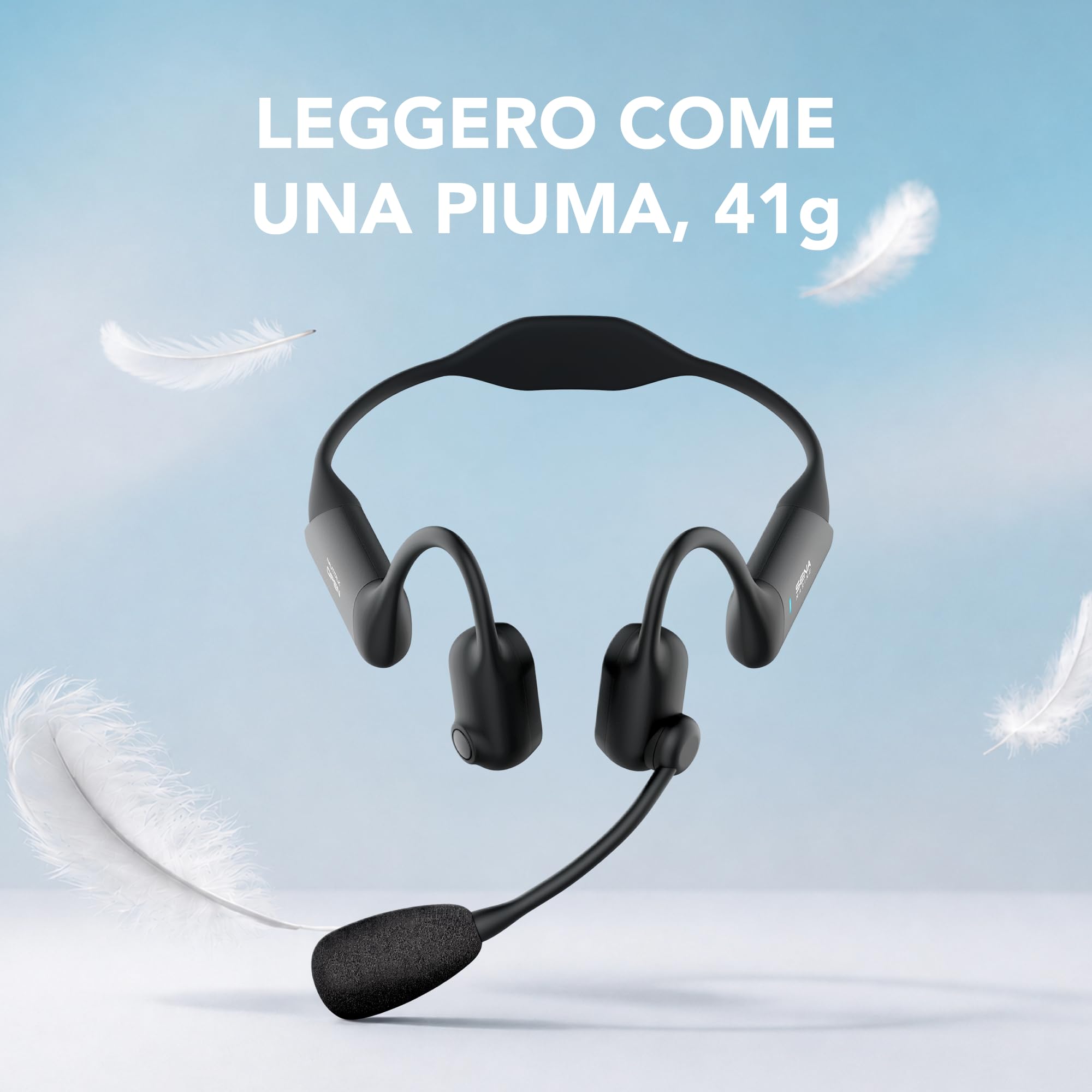 Sena Nautitalk Open Cuffie da Comunicazione Mono-Orecchio con Mesh
