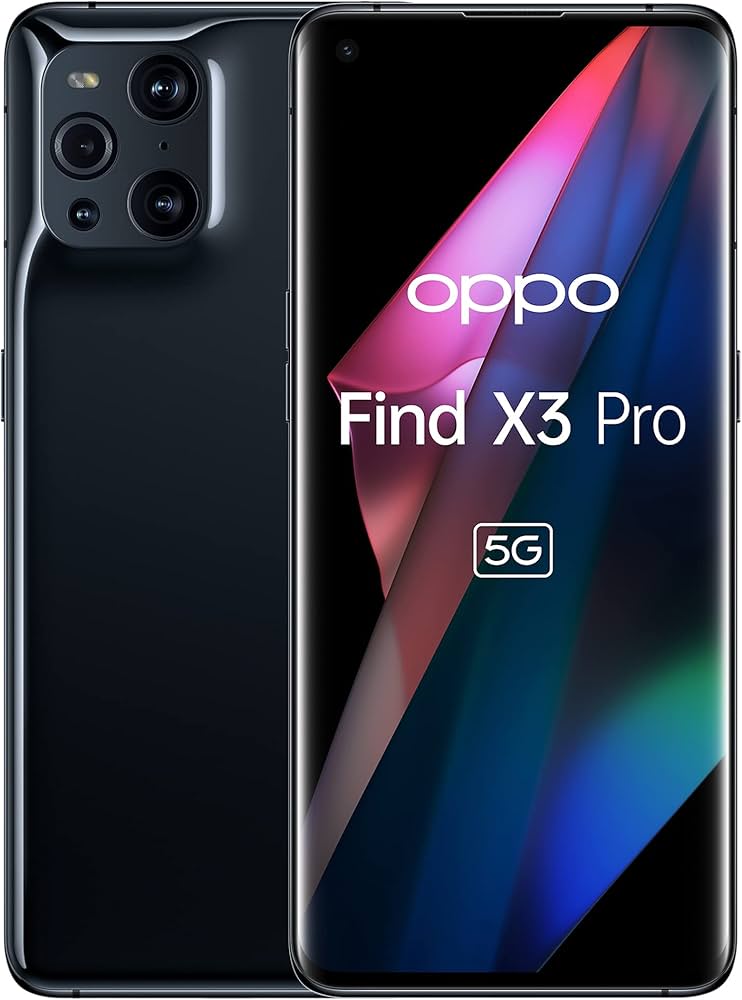 OPPO Find X3 Pro 256GB Mobile Phone Black Gloss Black Android 11 OPPO Find X3 Pro 256GB Mobile Phone Black Gloss Black Android 11
