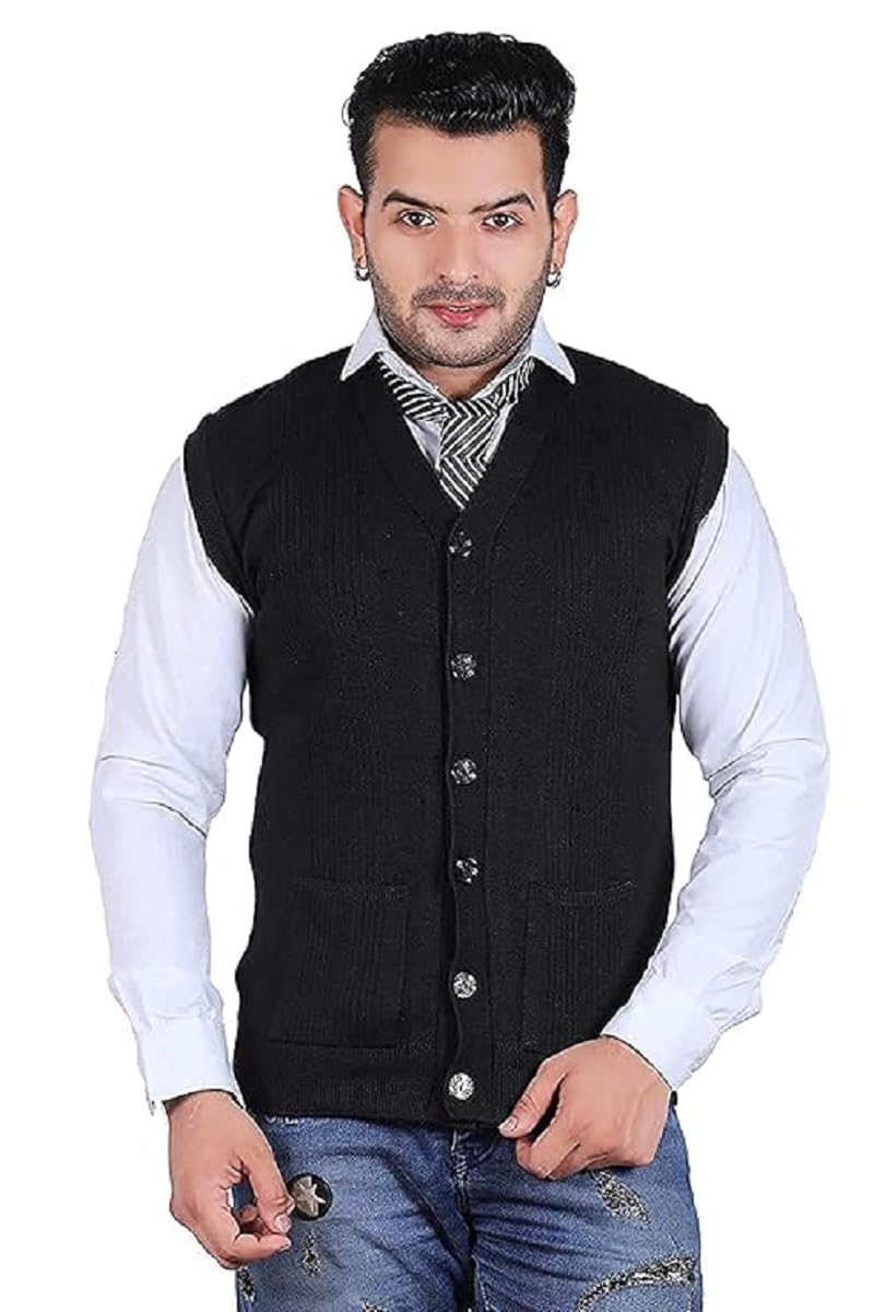 jubination Wool Cardigan Mens & Boy Sleeveless Front Open/Cardigan/Jacket Size 38,-picture-38
