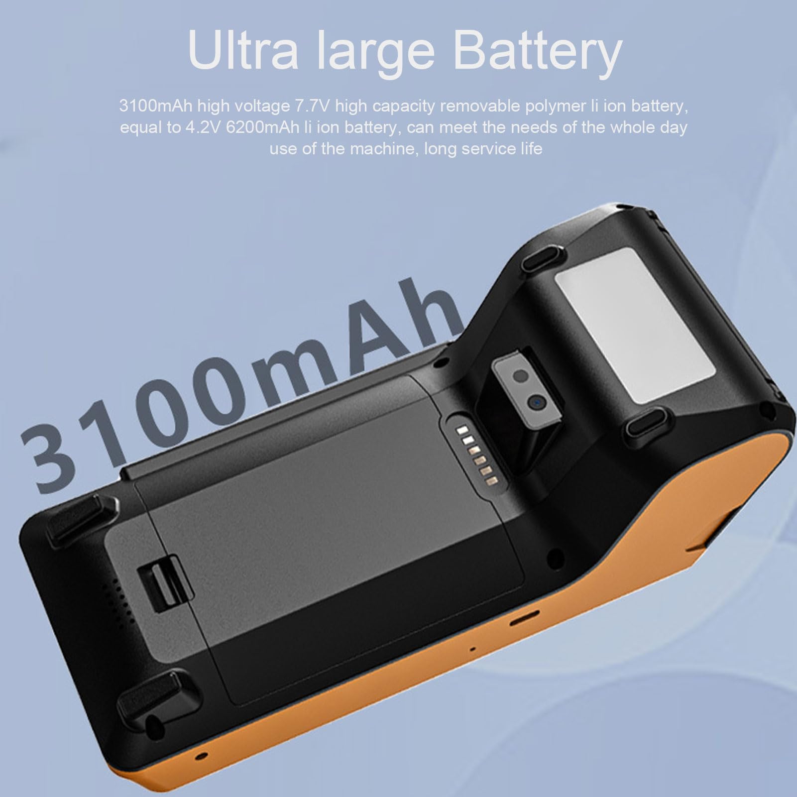 Amazon.co.jp: POS PDAレシートプリンター58mm Android 12、1D 2D QR