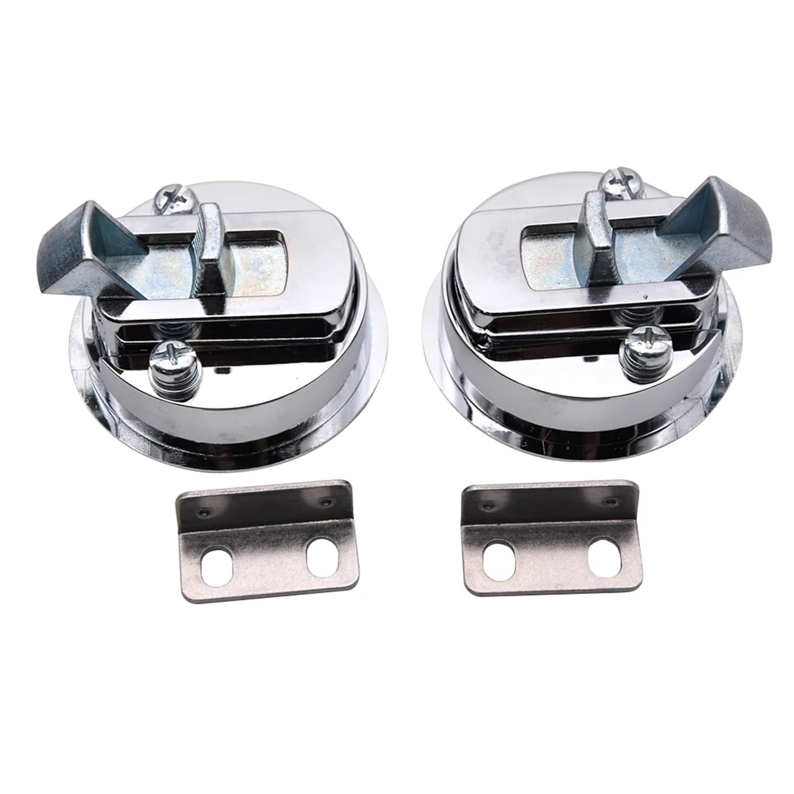 Pestillo de cierre de puerta for barco, caravana, barco, RV, montaje empotrado, cerradura de gabinete elevador sin llaves, 2/4 piezas(2pcs a lot)