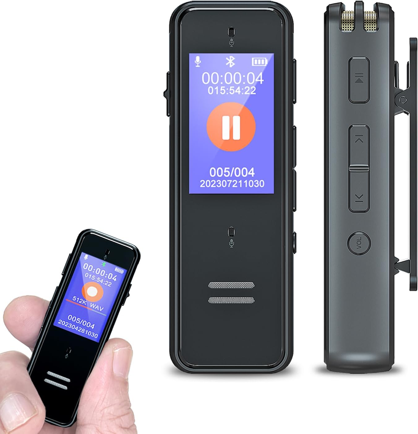 Bluetooth Cell Phone Recording Device with Builtin 8GB