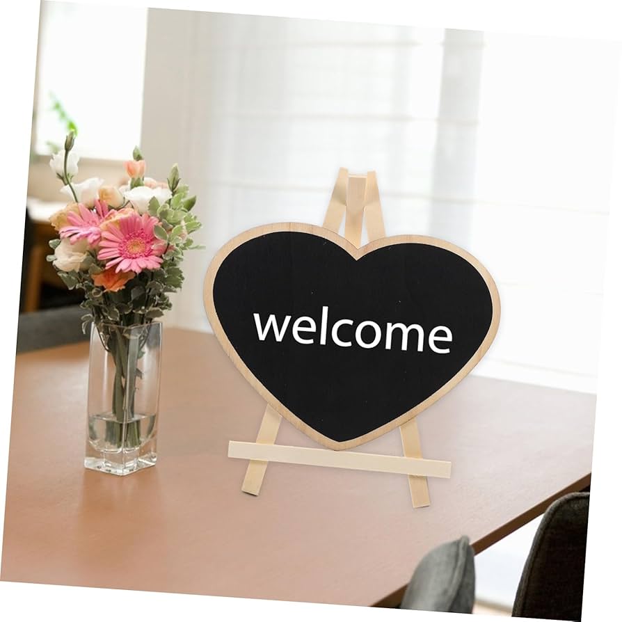 Large Decorative Chalkboard Sign, Chalkboard A-Frame Sign, & Please