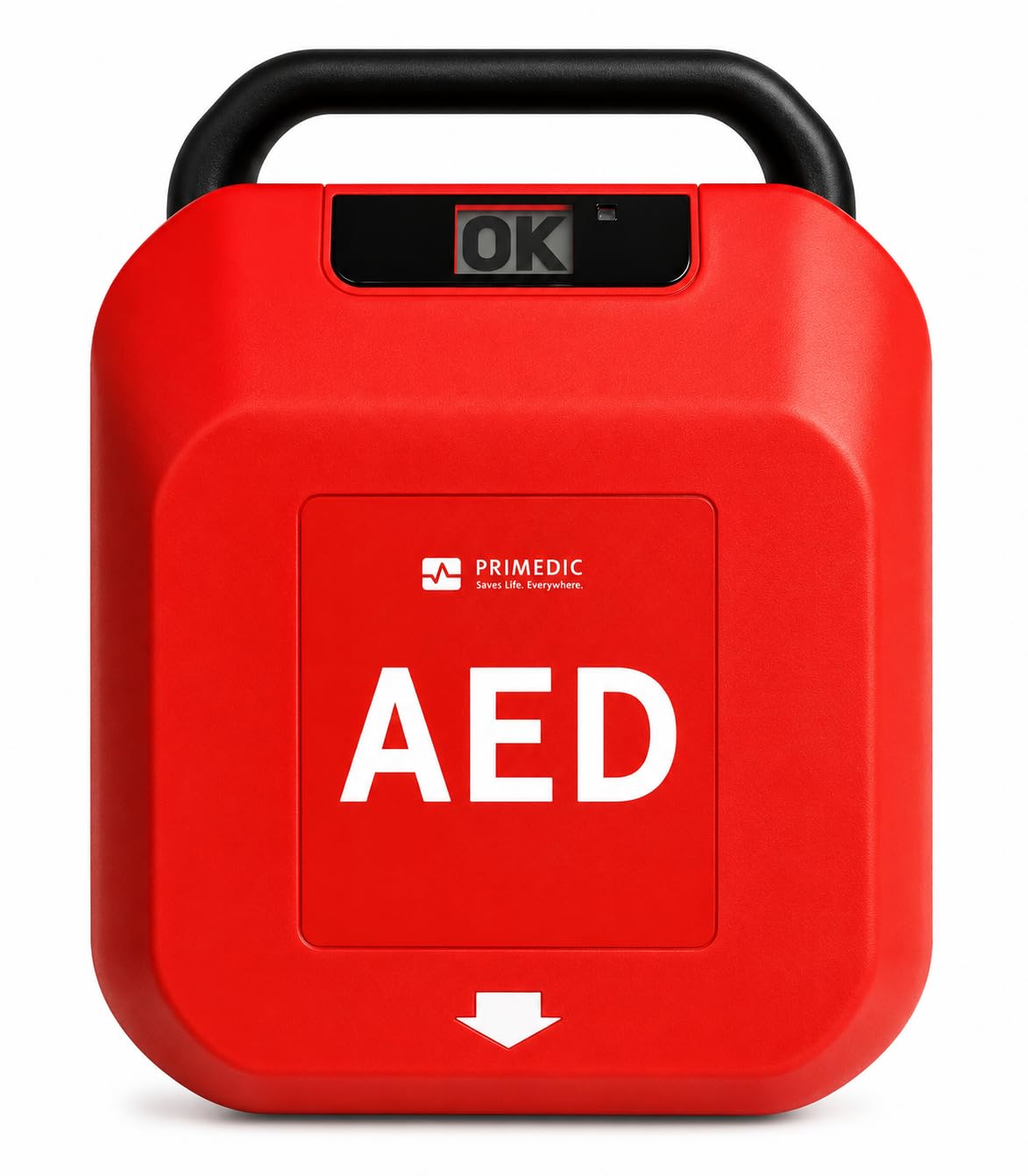 Primedic HeartSave YA Defibrillatore, adatto a dilettanti con erogazione automatico della scarica, 8 anni di Garanzia, Made in Germany, Certificazione MDR 2027, Lingua: ITA/GER