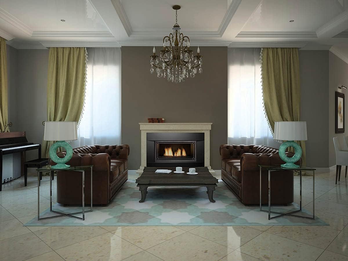 Newcomb 36 Direct Vent Linear Deluxe Natural Gas Fireplace