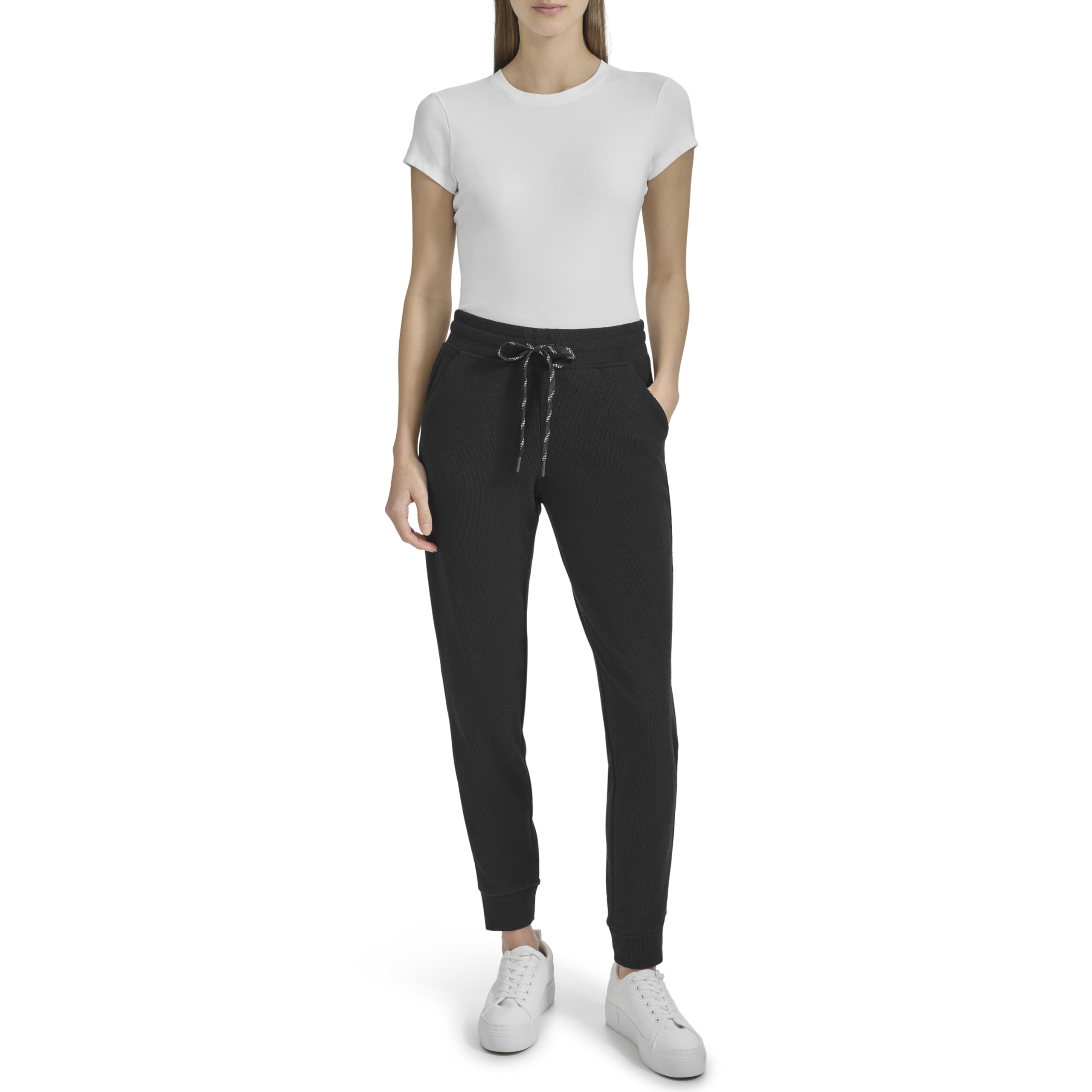 Andrew Marc Women's Puff Knit Jogger
