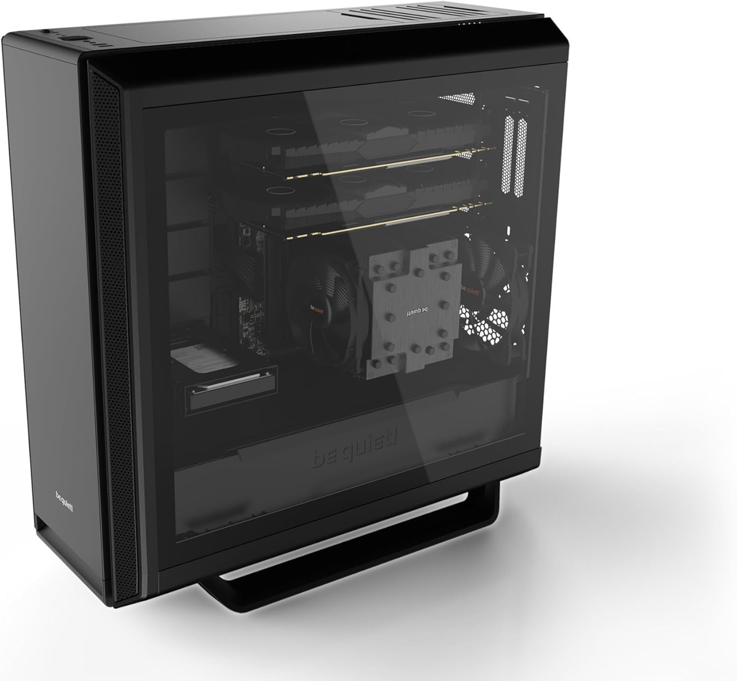 be quiet! Silent Base 802 Window Black PC-Gehäuse, 3X Pure Wings 2 140mm, 2 austauschbare Top- und Frontcover, entkoppeltes Mainboardtray