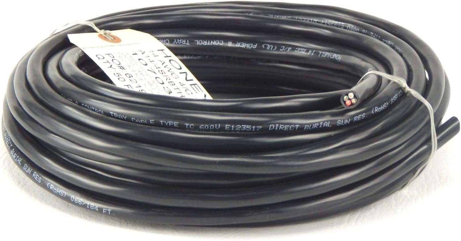 Honeywell Genesis 10703908 14/4 Mini-Split Cable Coil, 1070 Wire, 50' Length