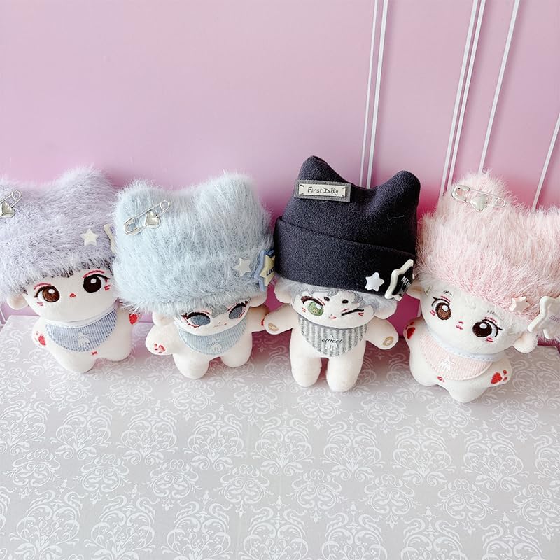 G Trigger Stuffed Animal Cat Ears Knit Hat & Style Set [for 3.9 inches (10 cm)]