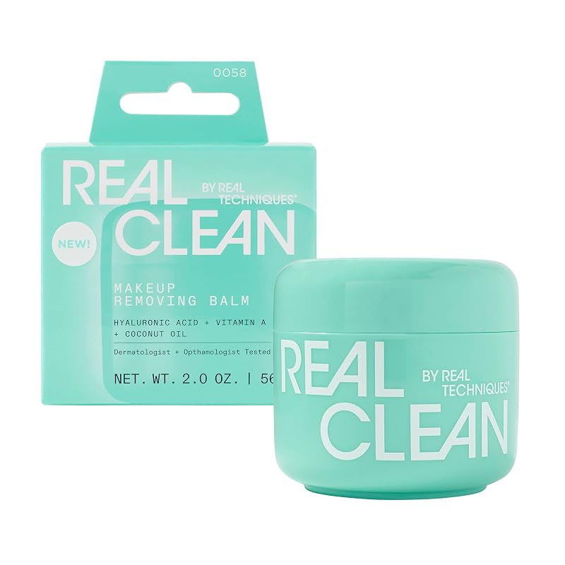 Bálsamo de limpeza facial removedor de maquiagem Real Techniques Real Clean Face Erase