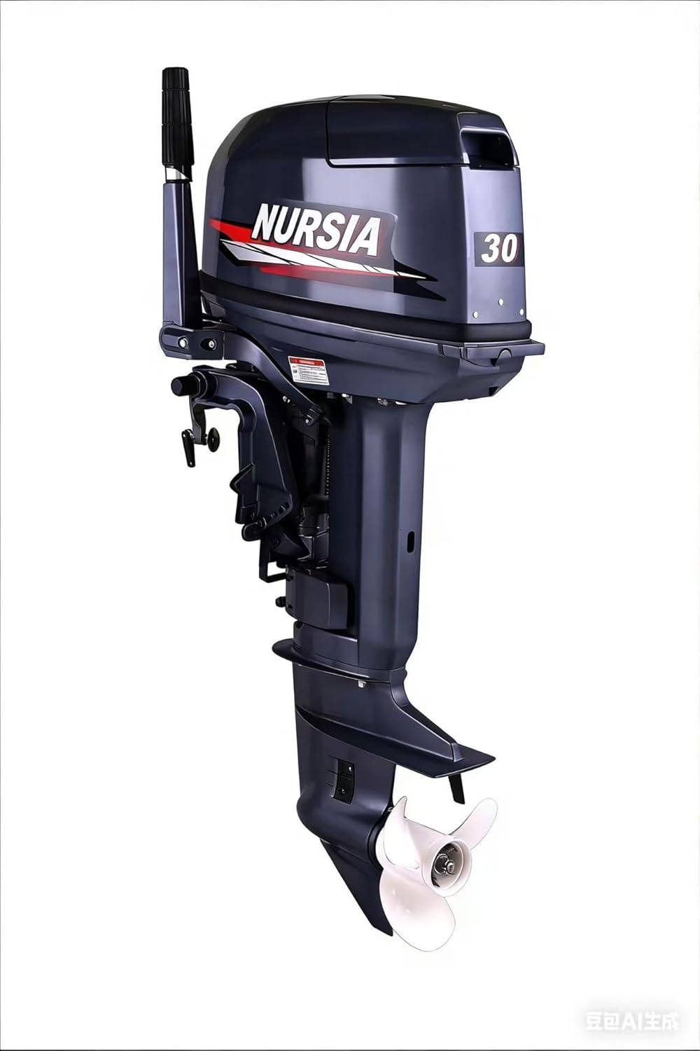 NURSIA Hj30HP Outboard Motor, 2-4Stroke Boat Engine, Marine Boat Engine, huangjie motor，Navy Blue,Marine Propulsion System