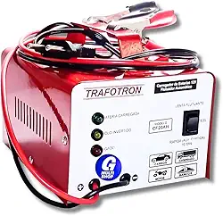 Carregador de bateria automotiva 12v 20ah carro moto caminhao carga lenta flutuante e carga rapida Cf20