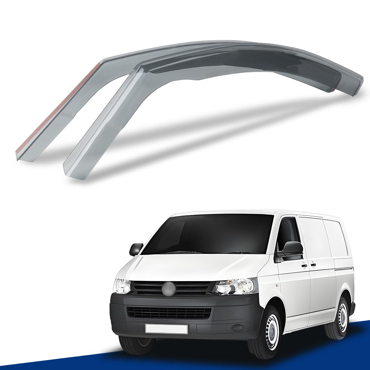 Windabweiser Autofenster, Windabweiser für VW Transporter T5 2003-2015 & T6 2015-2020 & T6.1 2020-