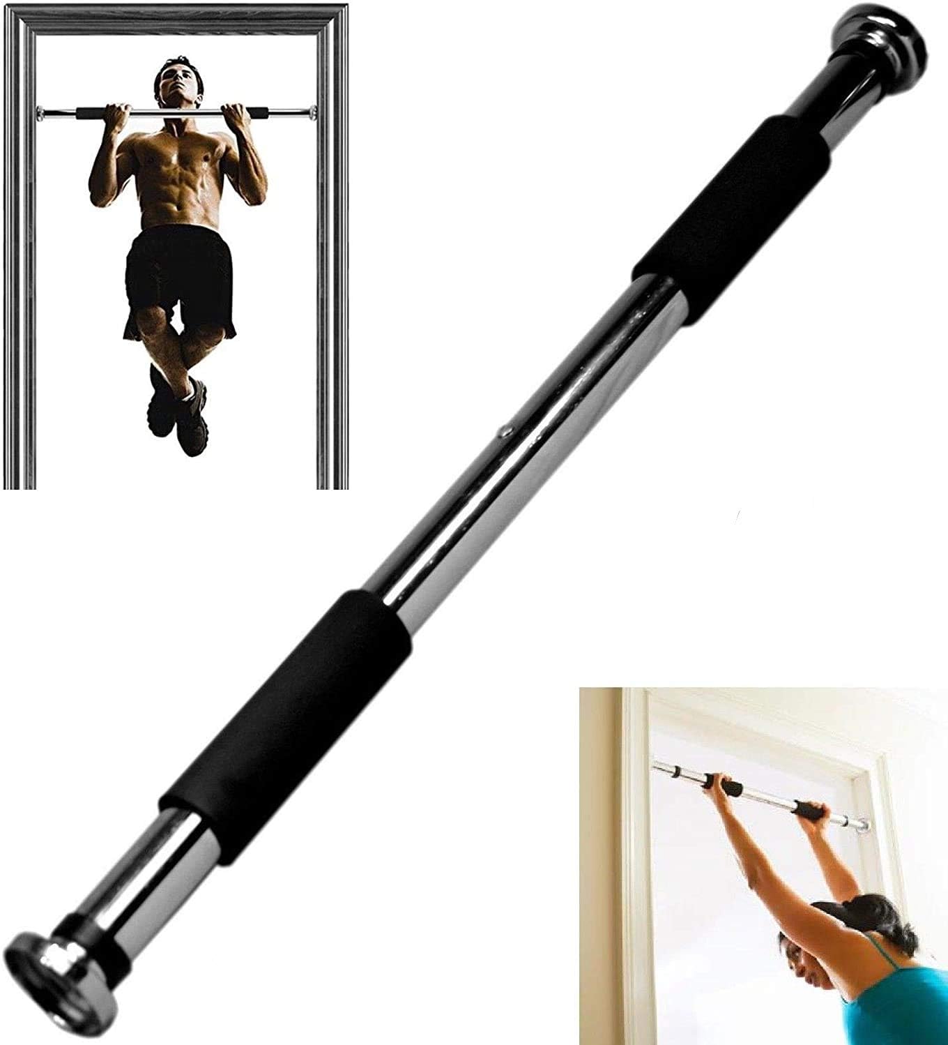 Pull-Up Bar for Home Gym, Figure 8 Resistance Band for Arm, Back, Shoulder Workouts | Elastic Fitness Rope for Yoga, Pilates, and Physical Therapy | Foot, Leg, and Arm Exerciser for Home Workouts (B0D4LVP8H5) Amazon Price History, Amazon Price Tracker