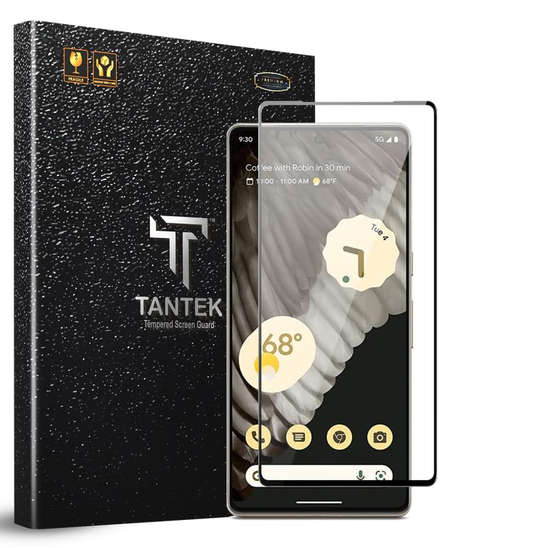 Image of TitanGuard Tempered Glass Screen Protector Guard for Google Pixel 7A - 9H Hardness, Military Grade, Anti-Static, Easy Installation Kit - 1 PACK