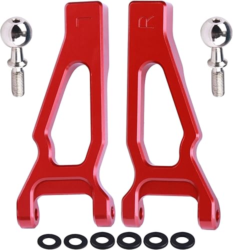 Miniatura 2 de Paquete de 6 brazos de suspensión delanteros y traseros de aluminio con bolas de pivote completo para ARRMA RC 6S 18 Typhon 17 Limitless Felony