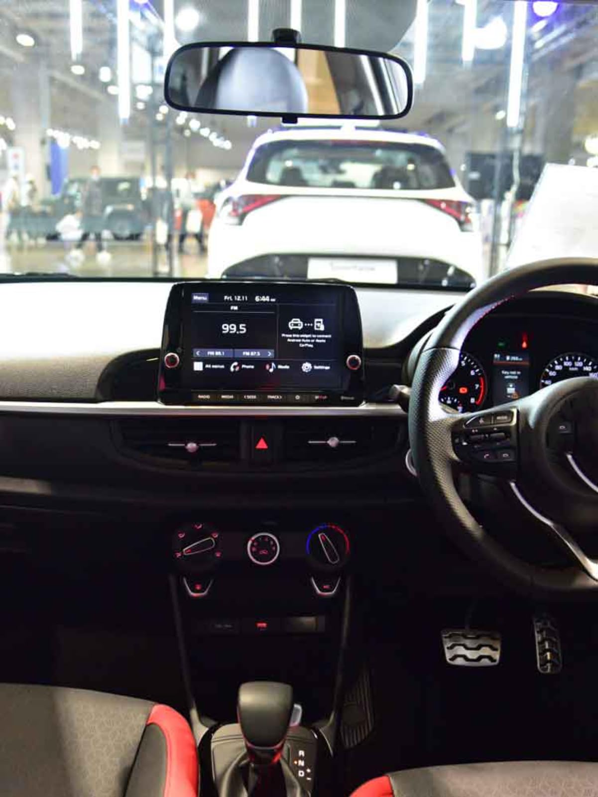 Nawigacja samochodowa Szkło hartowane Ekran LCD Folia ochronna Naklejka Osłona Dla Kia Picanto 2021