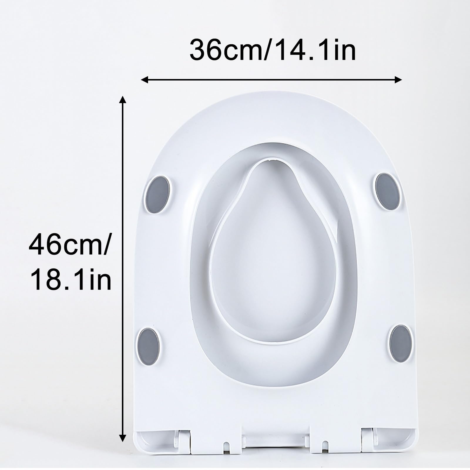 Asiento de Inodoro con Cierre Suave, Tapa de Inodoro Familiar en Forma de U de PP, con Orinal Infantil Incorporado, Fácil de Limpiar, para Baño y Hogar