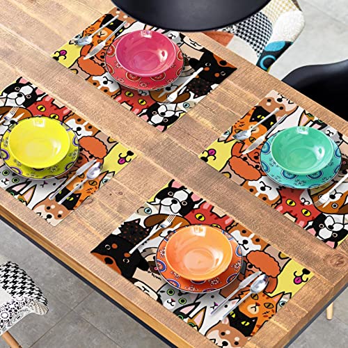 Sets de table antidérapants haute qualité lot de 6 pour table chic - 8