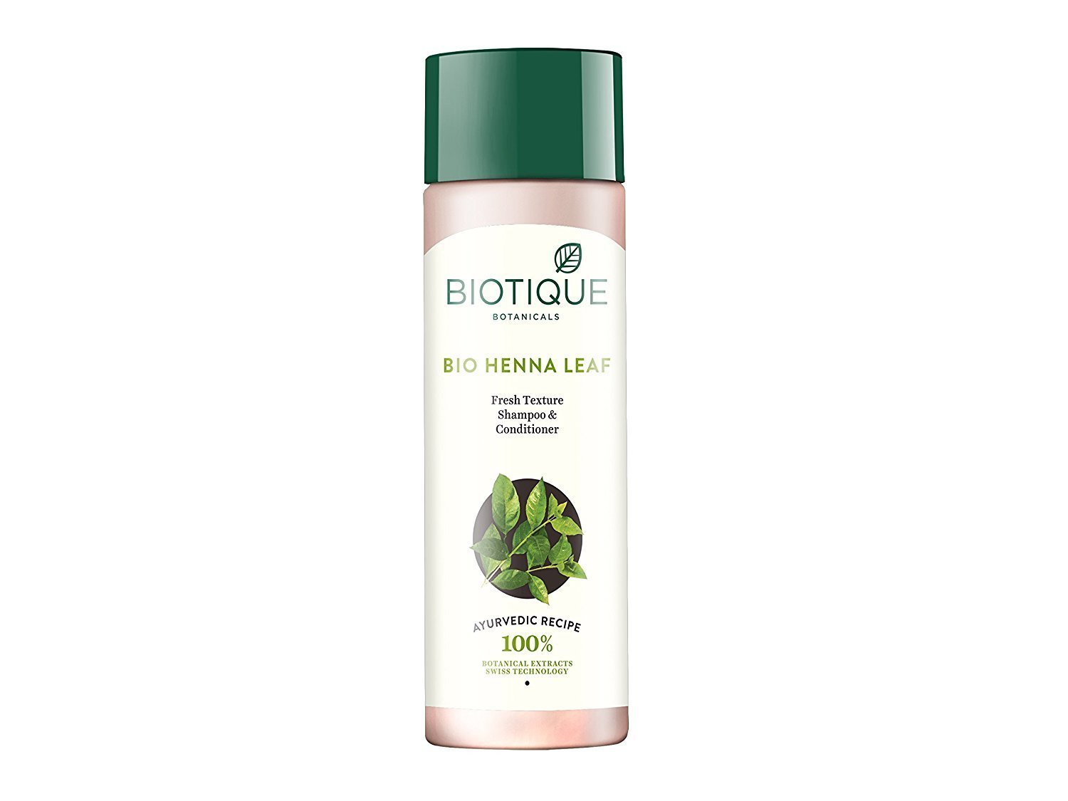 BiotiqueHenna Leaf Fresh Texture Shampoo and Conditioner, 190ml